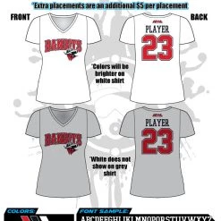 All The Way Live Designs Bandits 8U Women's Sub Dye Jerseys Bandits 9u Ellingwood